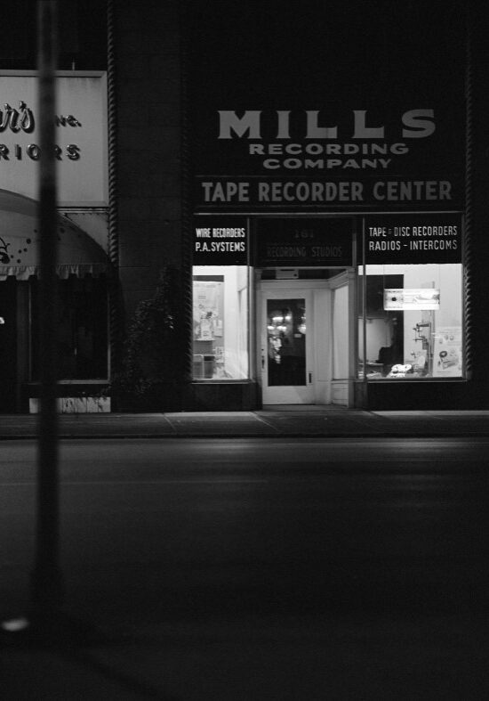 Mills Recording Company photo from 1961